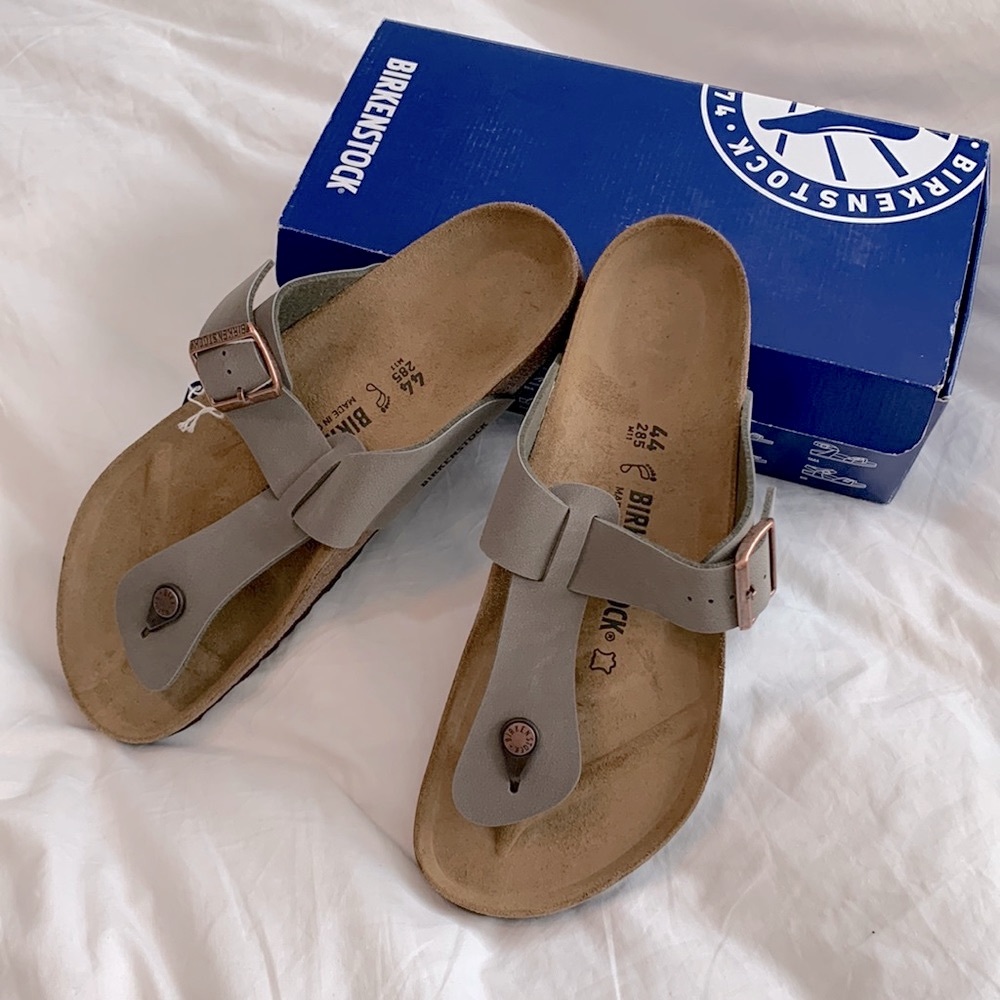 Birkenstocks NWT Medina size 44 (US Mens 11 or Ladies 13) Color Stone